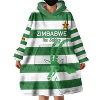 Zimbabwe Rugby Custom Wearable Blanket Hoodie Go Sables Go