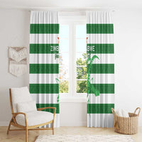 Zimbabwe Rugby Custom Window Curtain Go Sables Go