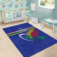 Namibia Rugby Custom Area Rug Go Welwitschias
