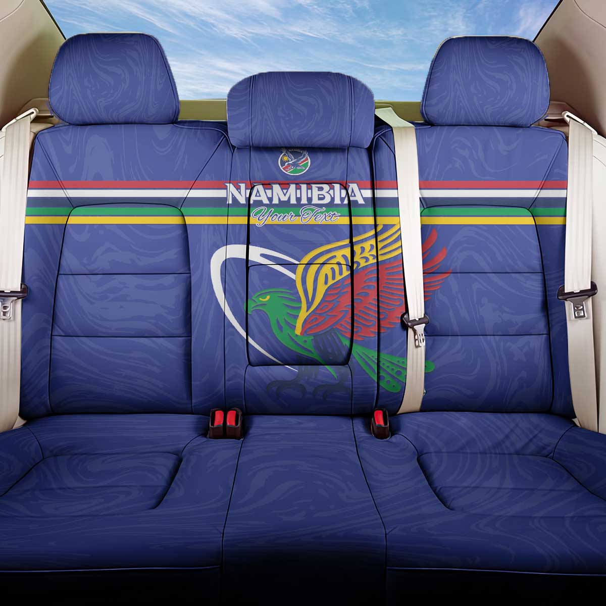 Namibia Rugby Custom Back Car Seat Cover Go Welwitschias