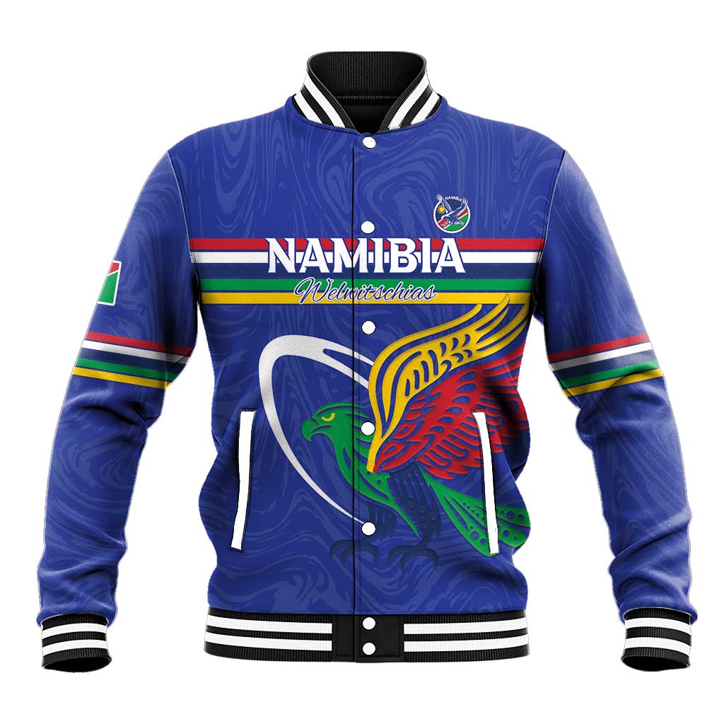 Namibia Rugby Custom Baseball Jacket Go Welwitschias