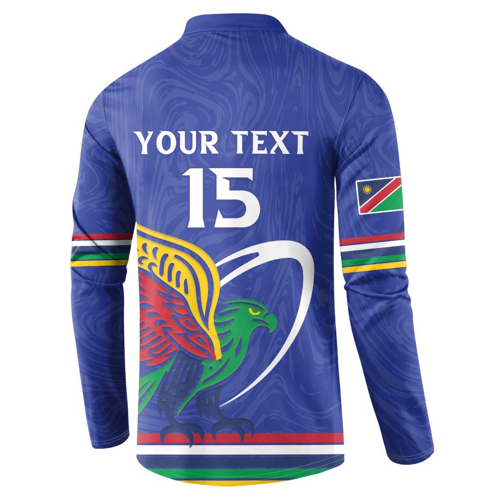 Namibia Rugby Custom Button Sweatshirt Go Welwitschias