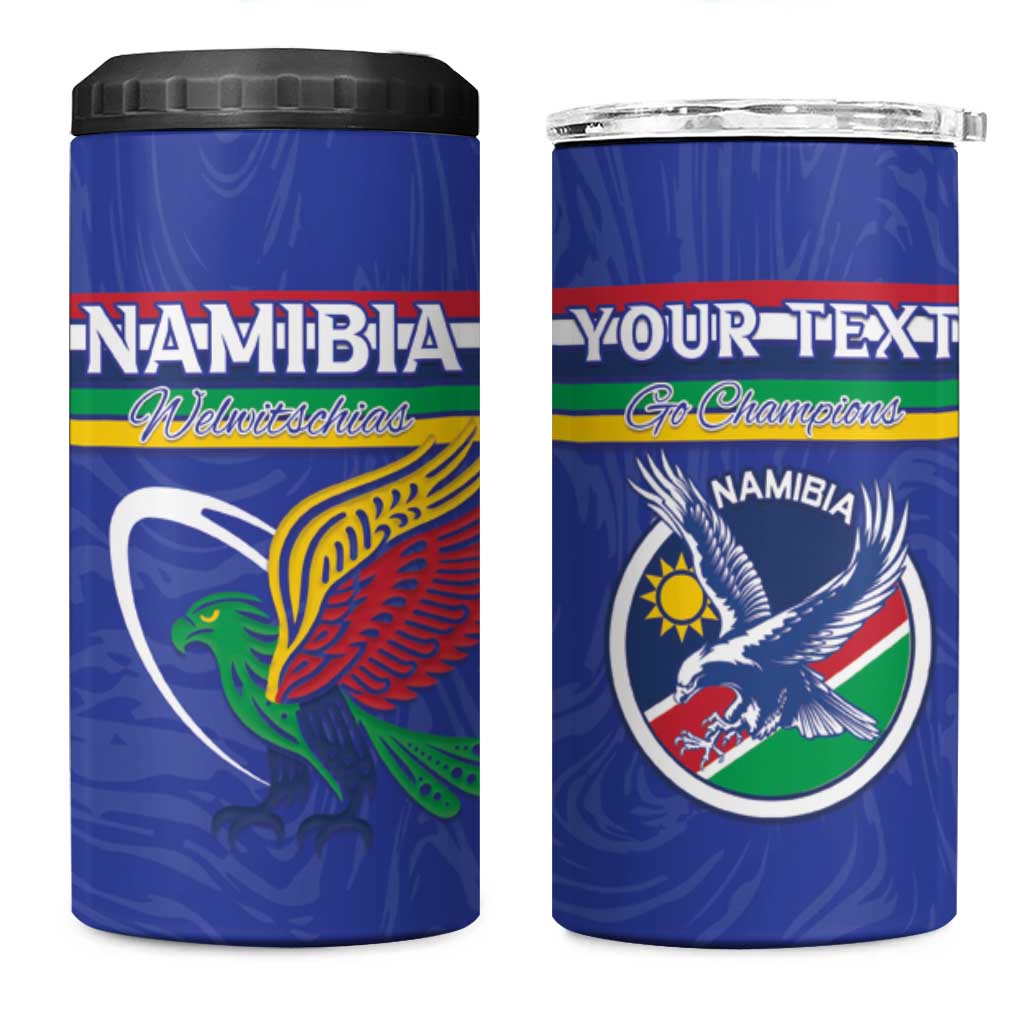 Namibia Rugby Custom 4 in 1 Can Cooler Tumbler Go Welwitschias