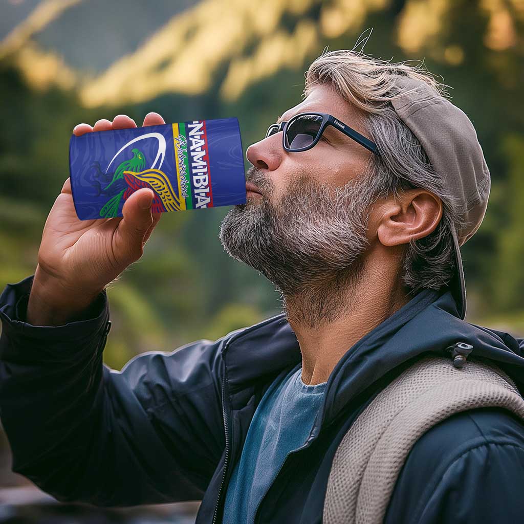 Namibia Rugby Custom 4 in 1 Can Cooler Tumbler Go Welwitschias