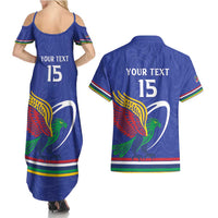 Namibia Rugby Custom Couples Matching Summer Maxi Dress and Hawaiian Shirt Go Welwitschias