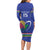 Namibia Rugby Custom Family Matching Long Sleeve Bodycon Dress and Hawaiian Shirt Go Welwitschias