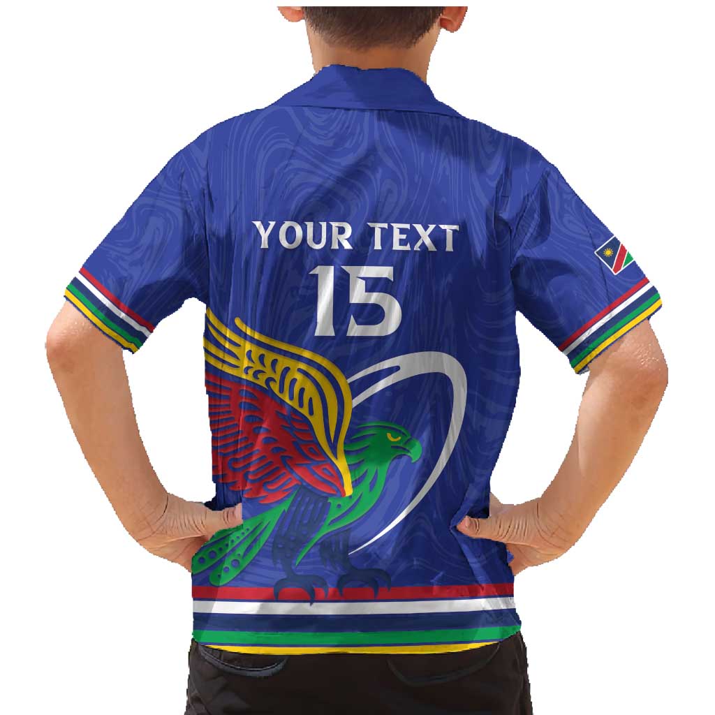 Namibia Rugby Custom Family Matching Mermaid Dress and Hawaiian Shirt Go Welwitschias