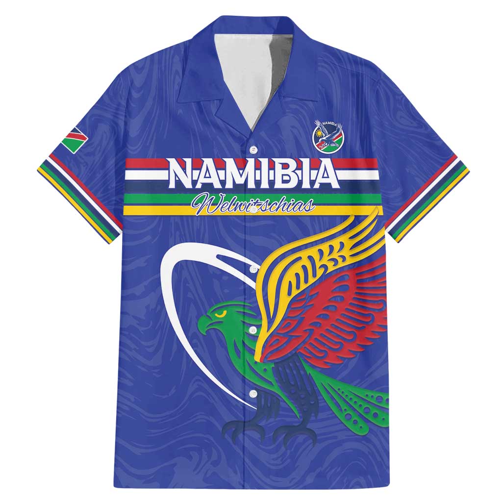 Namibia Rugby Custom Family Matching Mermaid Dress and Hawaiian Shirt Go Welwitschias