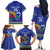 Namibia Rugby Custom Family Matching Off The Shoulder Long Sleeve Dress and Hawaiian Shirt Go Welwitschias