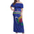 Namibia Rugby Custom Family Matching Off Shoulder Maxi Dress and Hawaiian Shirt Go Welwitschias