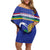 Namibia Rugby Custom Family Matching Off Shoulder Short Dress and Hawaiian Shirt Go Welwitschias