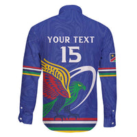 Namibia Rugby Custom Family Matching Puletasi and Hawaiian Shirt Go Welwitschias
