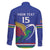 Namibia Rugby Custom Family Matching Short Sleeve Bodycon Dress and Hawaiian Shirt Go Welwitschias