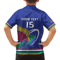 Namibia Rugby Custom Family Matching Summer Maxi Dress and Hawaiian Shirt Go Welwitschias