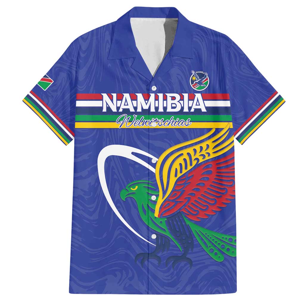 Namibia Rugby Custom Family Matching Summer Maxi Dress and Hawaiian Shirt Go Welwitschias