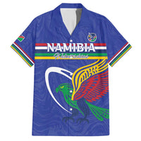 Namibia Rugby Custom Family Matching Summer Maxi Dress and Hawaiian Shirt Go Welwitschias