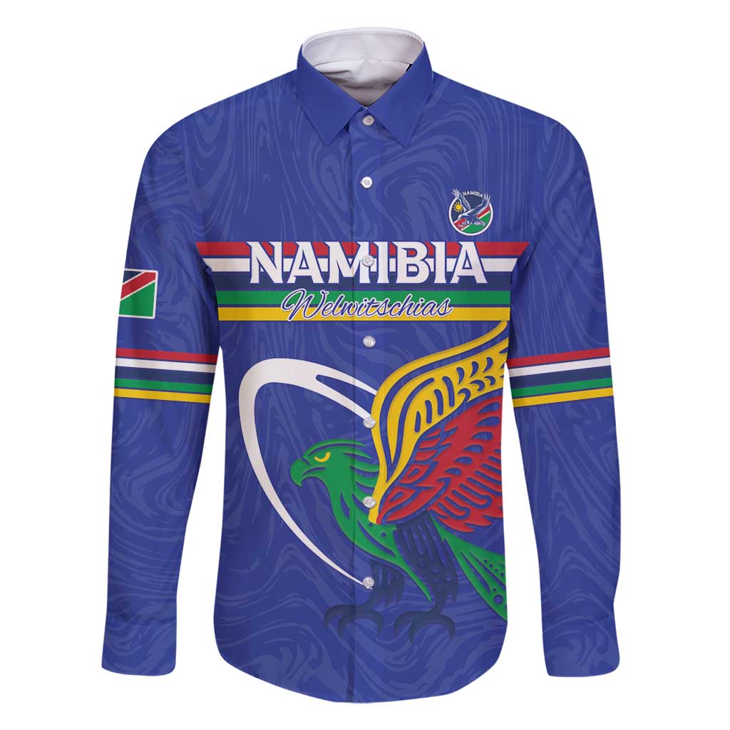 Namibia Rugby Custom Family Matching Summer Maxi Dress and Hawaiian Shirt Go Welwitschias
