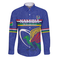 Namibia Rugby Custom Family Matching Summer Maxi Dress and Hawaiian Shirt Go Welwitschias
