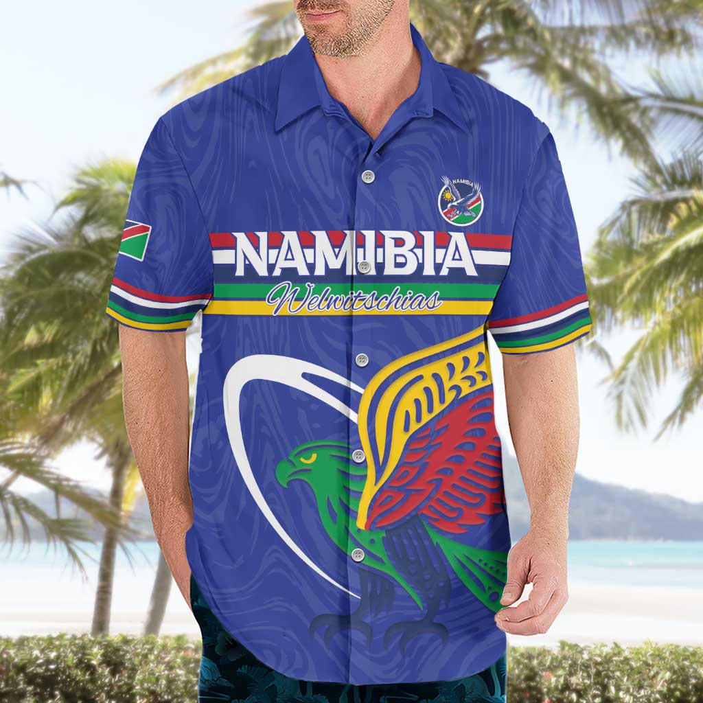Namibia Rugby Custom Hawaiian Shirt Go Welwitschias