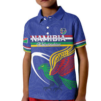 Namibia Rugby Custom Kid Polo Shirt Go Welwitschias