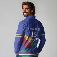 Namibia Rugby Custom Long Sleeve Polo Shirt Go Welwitschias