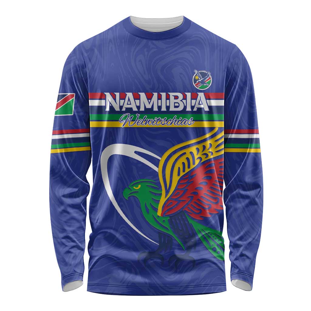 Namibia Rugby Custom Long Sleeve Shirt Go Welwitschias