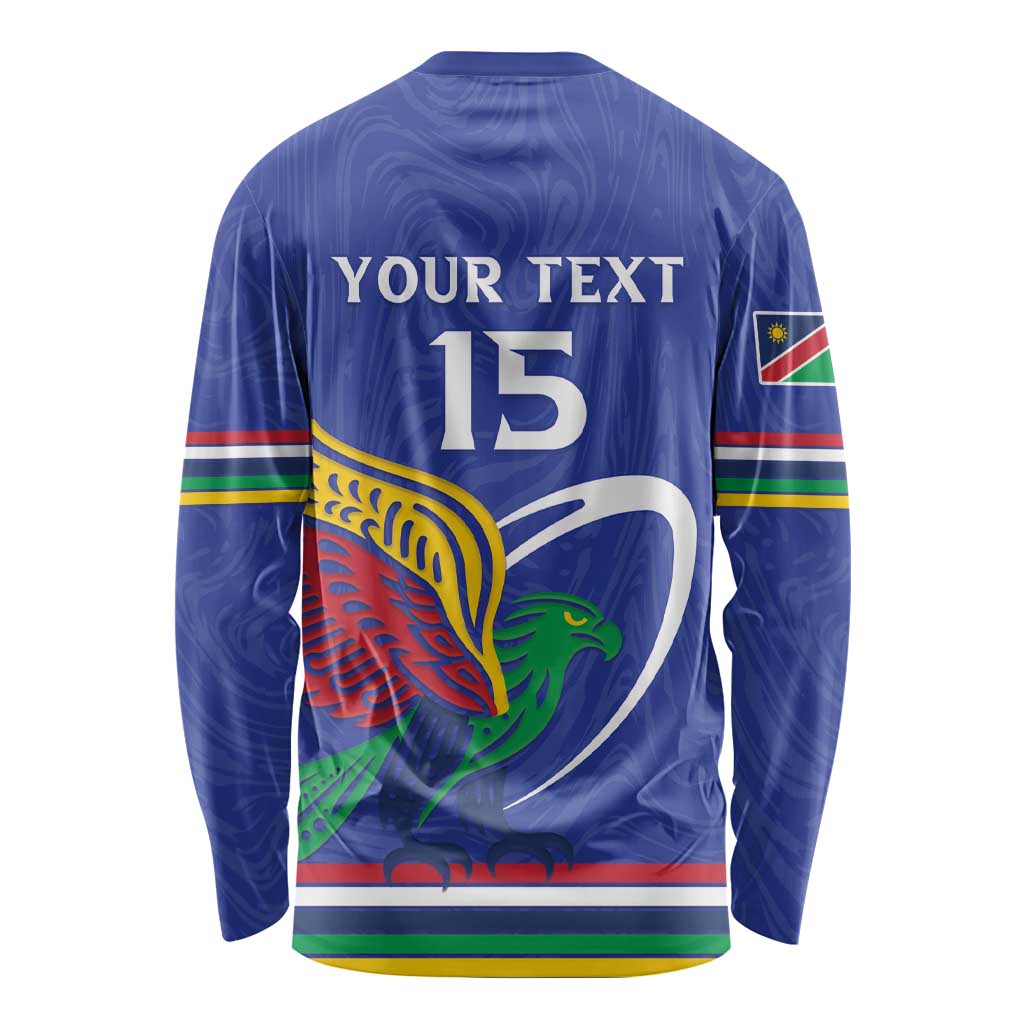Namibia Rugby Custom Long Sleeve Shirt Go Welwitschias