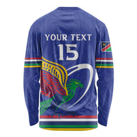 Namibia Rugby Custom Long Sleeve Shirt Go Welwitschias