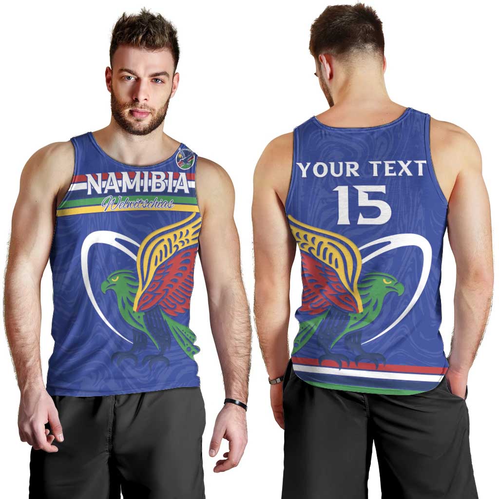 Namibia Rugby Custom Men Tank Top Go Welwitschias
