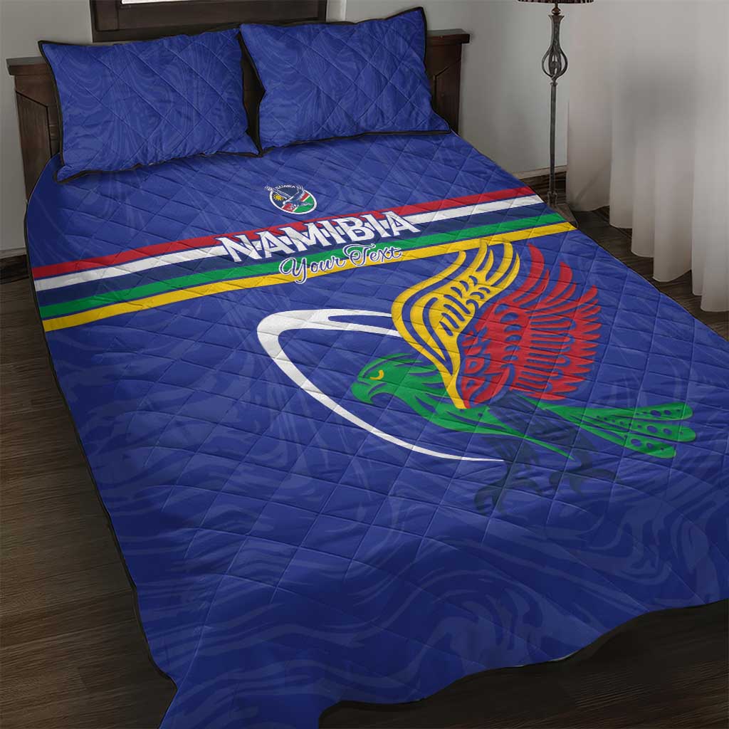 Namibia Rugby Custom Quilt Bed Set Go Welwitschias