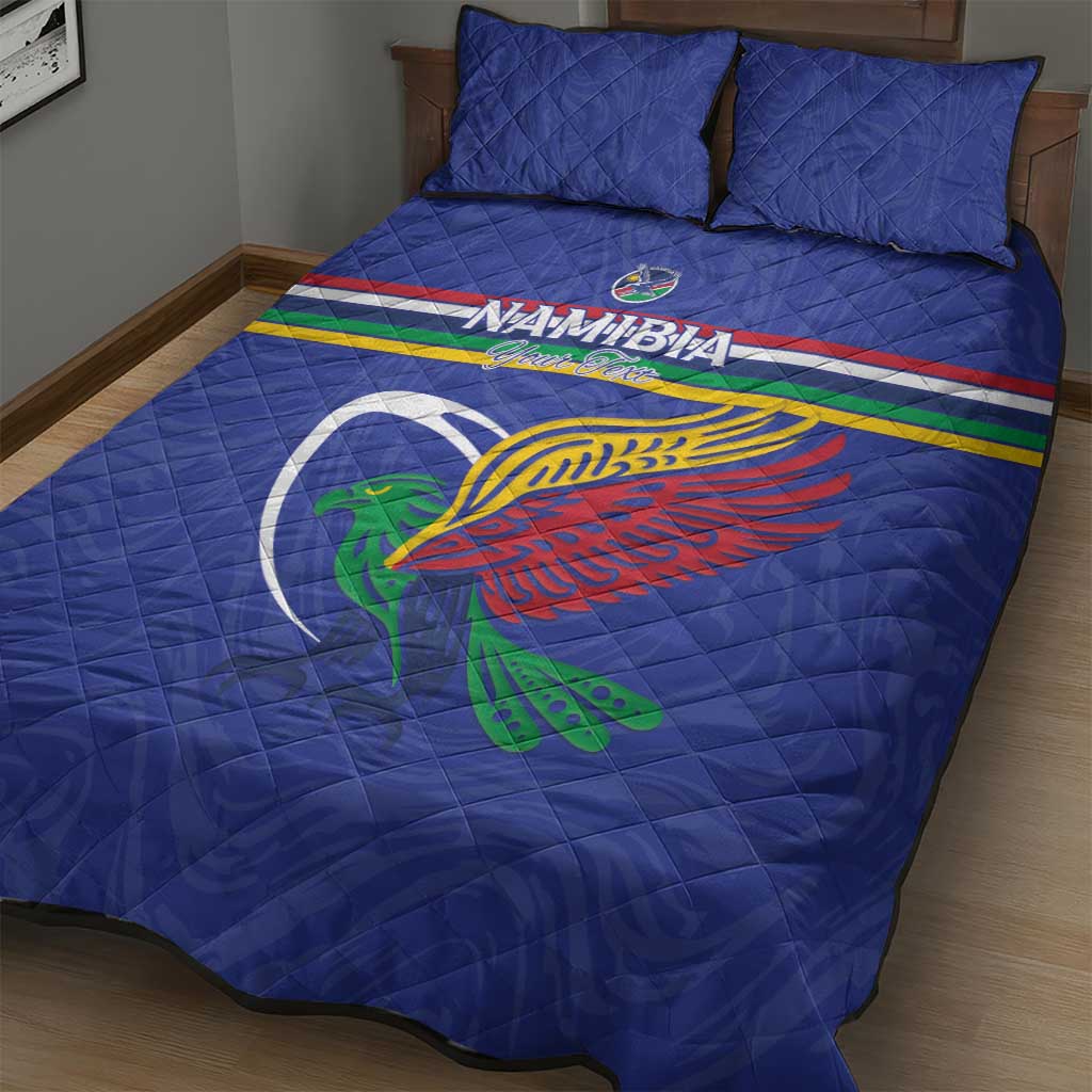 Namibia Rugby Custom Quilt Bed Set Go Welwitschias