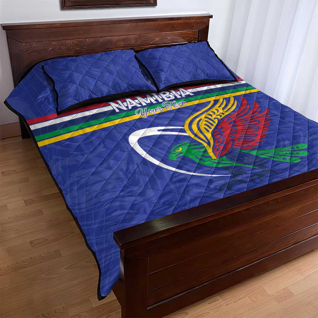 Namibia Rugby Custom Quilt Bed Set Go Welwitschias