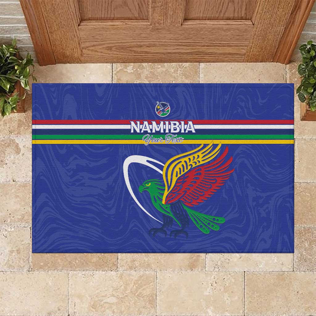 Namibia Rugby Custom Rubber Doormat Go Welwitschias