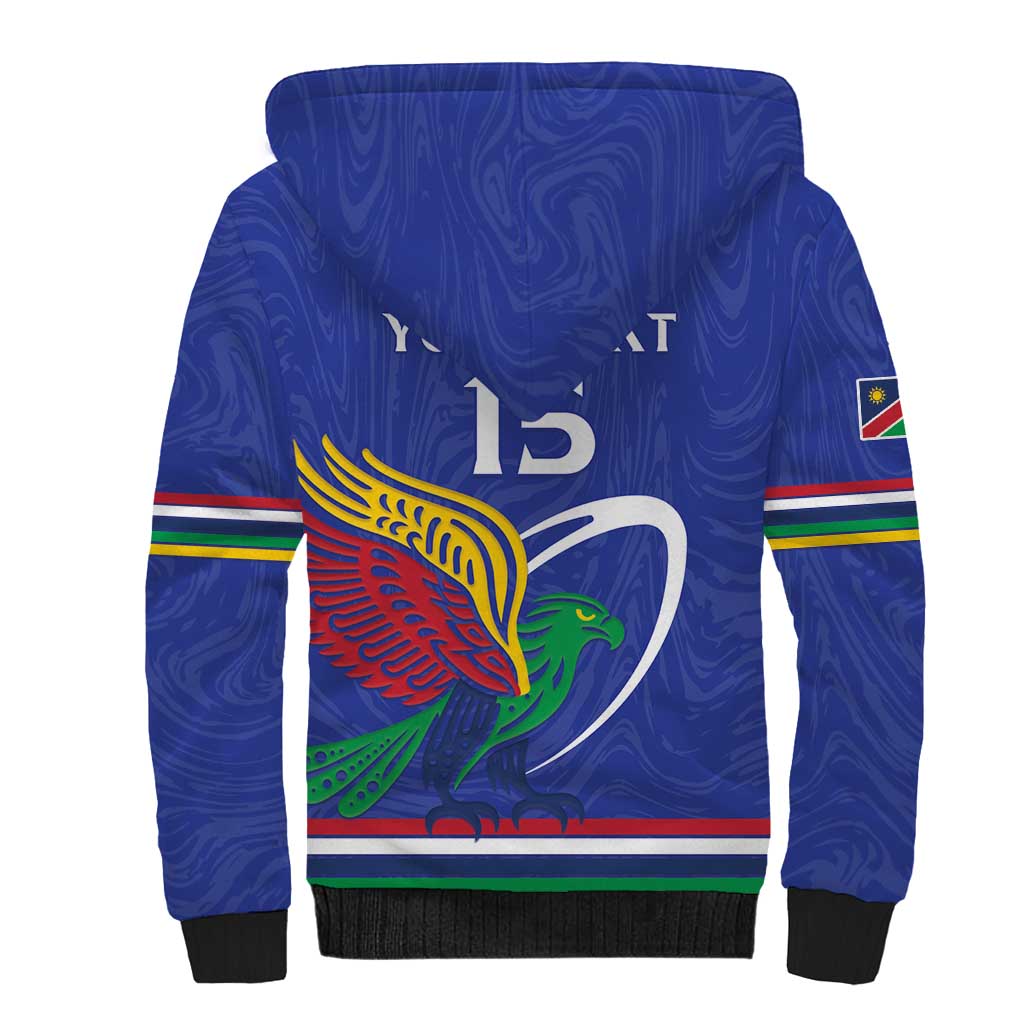 Namibia Rugby Custom Sherpa Hoodie Go Welwitschias