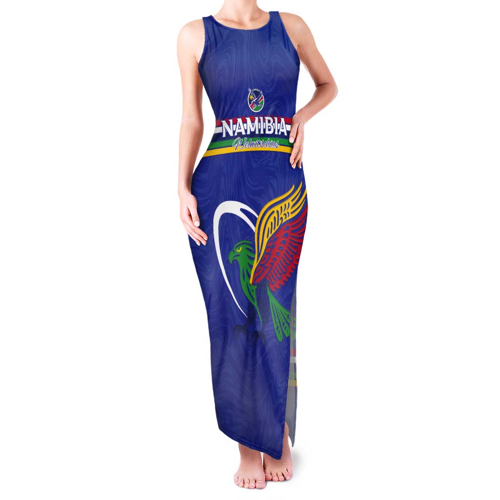 Namibia Rugby Custom Tank Maxi Dress Go Welwitschias