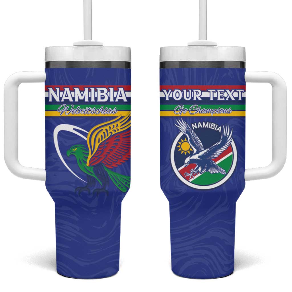 Namibia Rugby Custom Tumbler With Handle Go Welwitschias