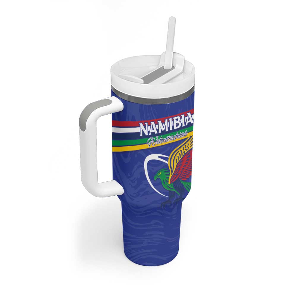 Namibia Rugby Custom Tumbler With Handle Go Welwitschias