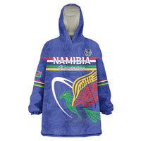 Namibia Rugby Custom Wearable Blanket Hoodie Go Welwitschias