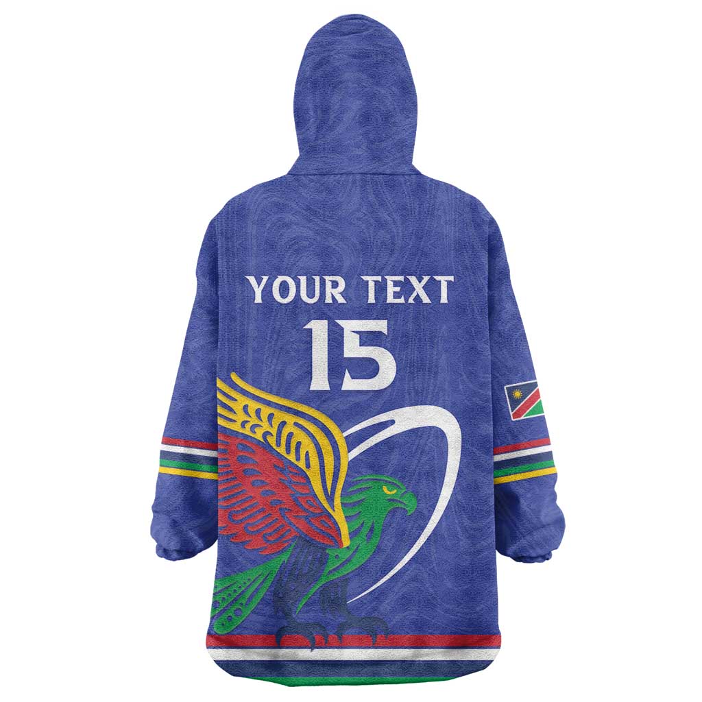 Namibia Rugby Custom Wearable Blanket Hoodie Go Welwitschias