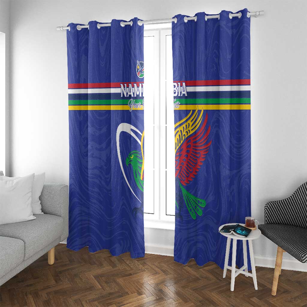 Namibia Rugby Custom Window Curtain Go Welwitschias