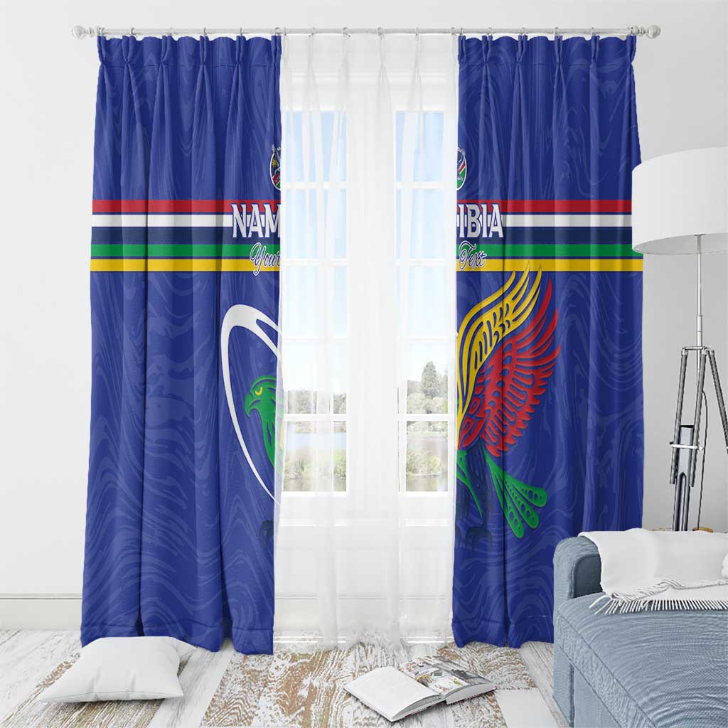 Namibia Rugby Custom Window Curtain Go Welwitschias