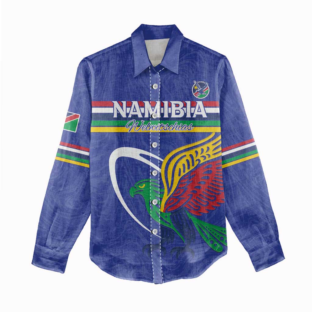 Namibia Rugby Custom Women Casual Shirt Go Welwitschias