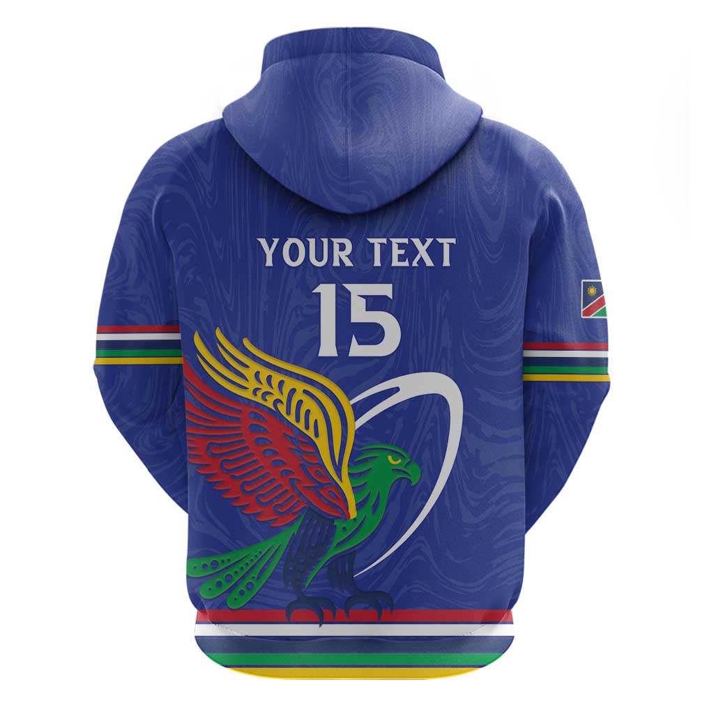 Namibia Rugby Custom Zip Hoodie Go Welwitschias