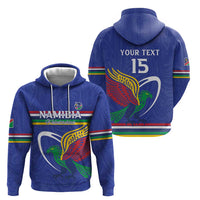 Namibia Rugby Custom Zip Hoodie Go Welwitschias