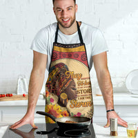 Black History Month Apron African Woman Afro I Am The Storm - Wonder Print Shop