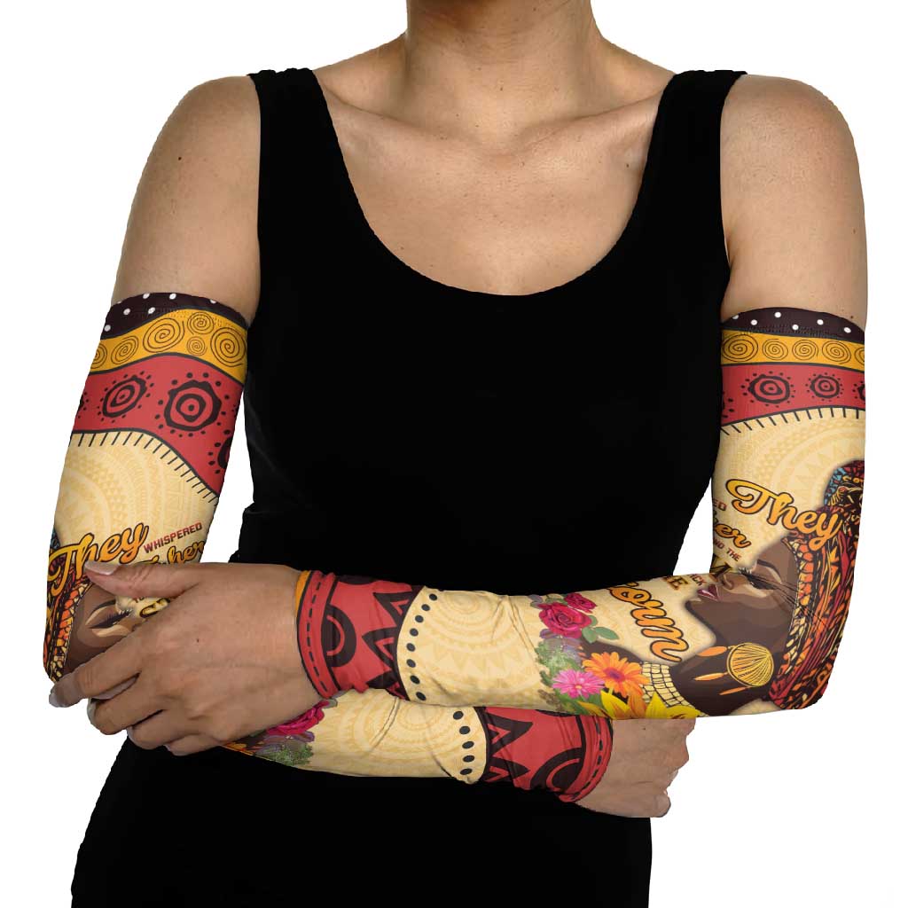 Black History Month Arm Sleeves African Woman Afro I Am The Storm - Wonder Print Shop