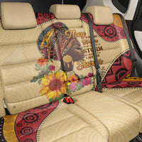 Black History Month Back Car Seat Cover African Woman Afro I Am The Storm - Wonder Print Shop