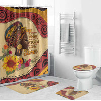 Black History Month Bathroom Set African Woman Afro I Am The Storm - Wonder Print Shop