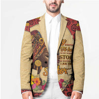 Black History Month Blazer African Woman Afro I Am The Storm - Wonder Print Shop