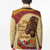 Black History Month Blazer African Woman Afro I Am The Storm - Wonder Print Shop